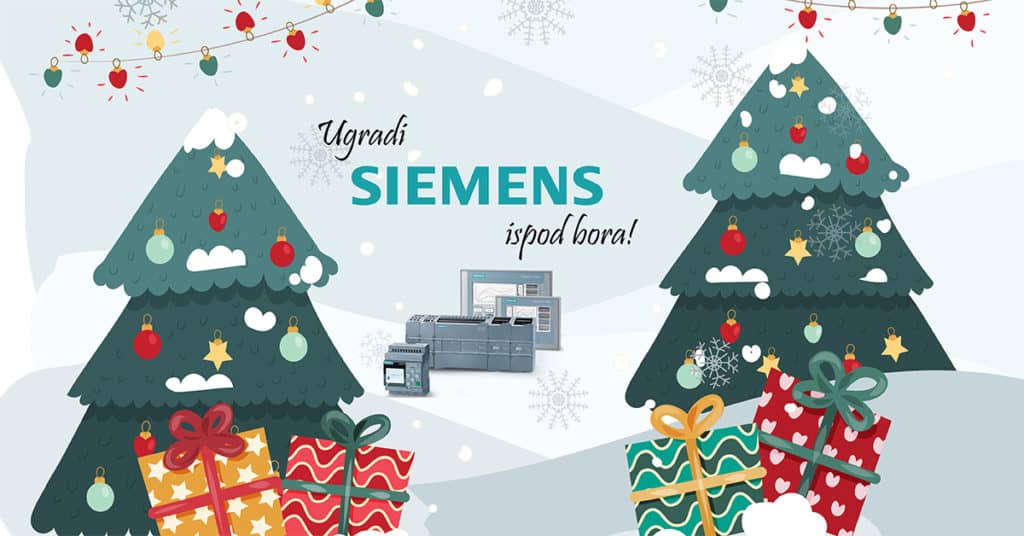 „Crni petak“ u cijelom prosincu za Siemens industrijsku opremu Ugradi Siemens ispod bora