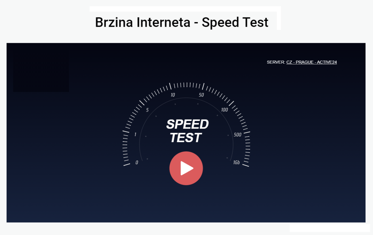 brzina interneta speed test 