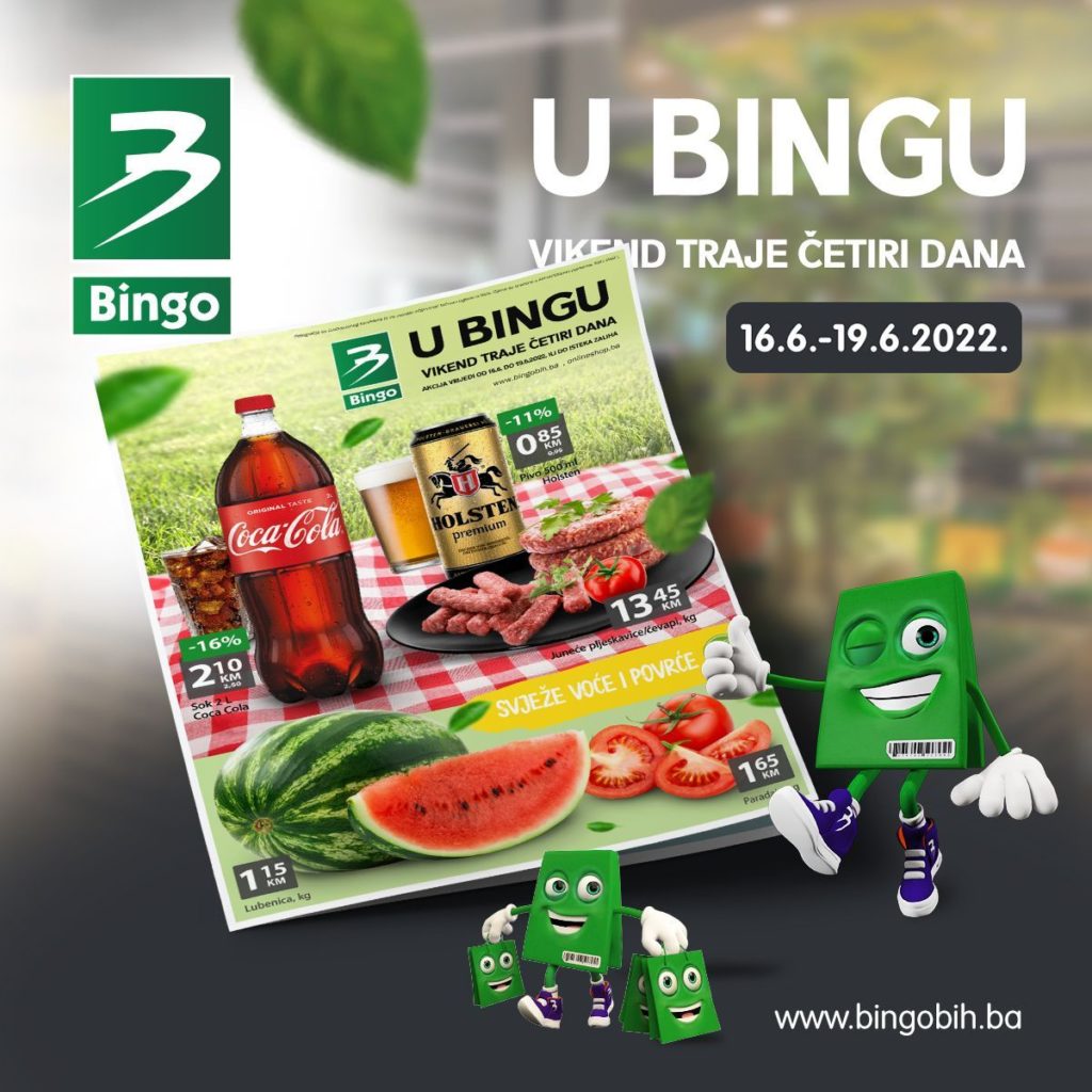 Vikend akcija u Bingu, omiljeni proizvodi po super cijenama Bingo