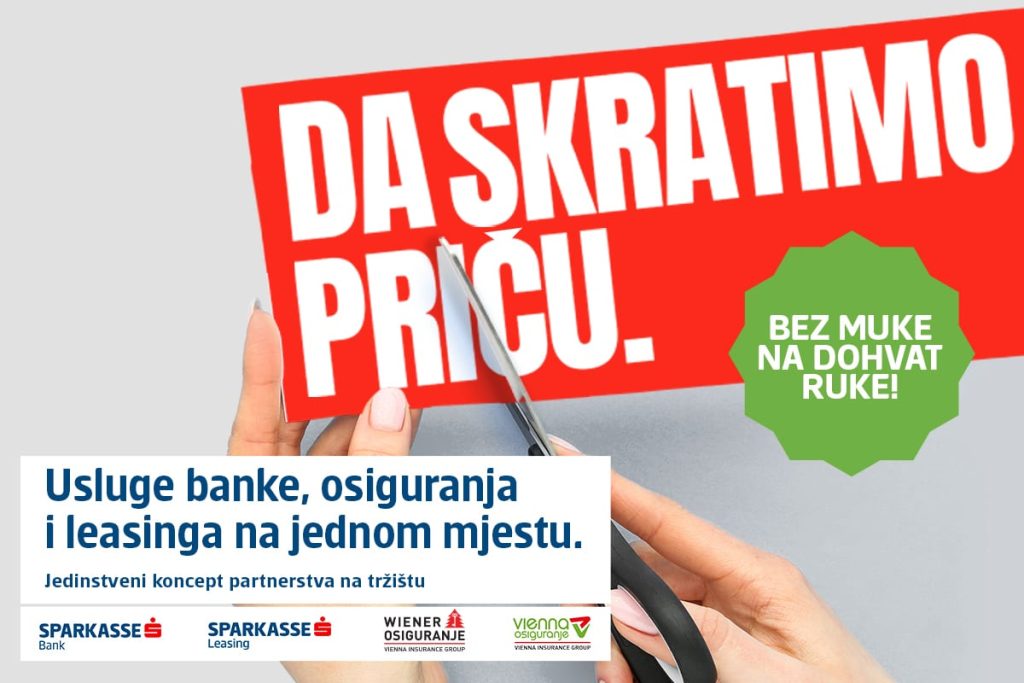 Usluge banke, leasinga i osiguranja na jednom mjestu One Stop Shop Vizual