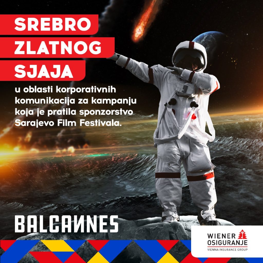 BalCannes srebro zlatnog sjaja za Wiener osiguranje i MITA Group Balcannes Campaing